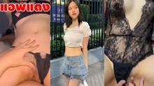 คลิปหลุดทางบ้าน น้องหมวยสาวสวยโดนจับเย็ดหี