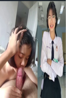 สาวอาชีวะโม๊คควยแฟน คลิปโป้นักเรียนไทย